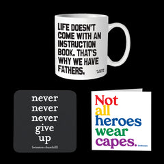 father's day bundle (card, mug, & coaster)